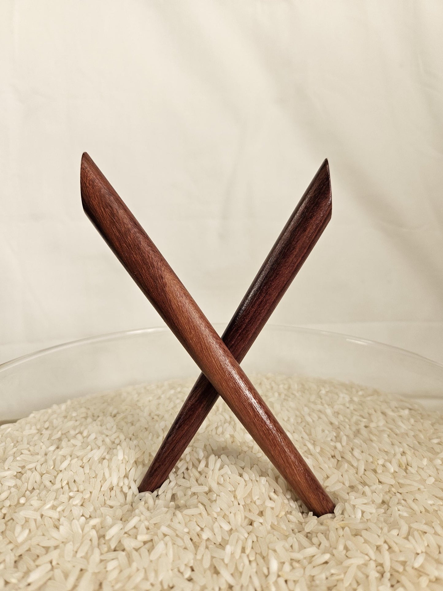 Katalox Wood Hair Stick – Handmade Angled Top Wooden Hair Pin for Buns & Long Hair | Minimalist Natural Hair Accessory
