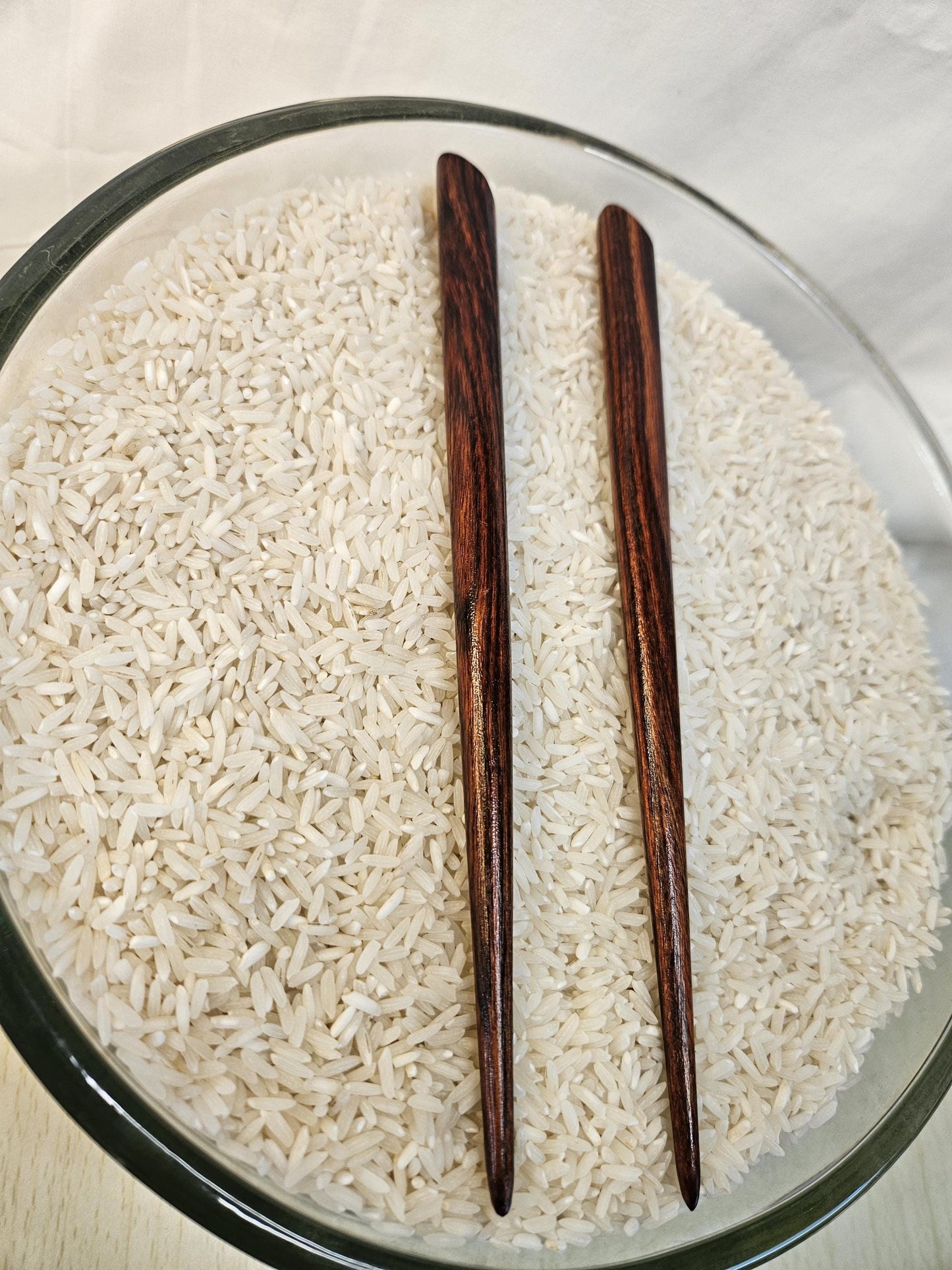 Caribbean Rosewood Hair Stick - Handmade Straight Design